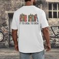 If You Know You Know 6 7 Reading Books Christmas Men's Back Print T-Shirt If You Know You Know 6 7 Reading Books Christmas Men's Back Print T-Shirt