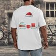 Library Crew Book Lovers Librarian Xmas Holiday Christmas Men's Back Print T-Shirt