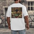 Melanin Afro Women Educated Reading Book History Girls Men's Back Print T-Shirt