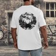 Monster Squonk In Forest Folklore Cryptid Introvert Men's Back Print T-Shirt