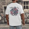 Morally Grey Skeleton Reading Smut Smutty Spicy Books Lover Men's Back Print T-Shirt Morally Grey Skeleton Reading Smut Smutty Spicy Books Lover Men's Back Print T-Shirt