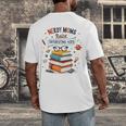 Nerdy Moms Raise Interesting Kids Books Science Men's Back Print T-Shirt