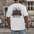 I Have No Shelf Control Dark Academia Book Lover TBR Men's Back Print T-Shirt