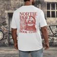 North Pole Book Club Christmas Men's Back Print T-Shirt North Pole Book Club Christmas Men's Back Print T-Shirt