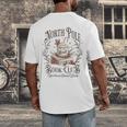 North Pole Book Club Christmas Xmas Hot Cocoa Bookish Men's Back Print T-Shirt North Pole Book Club Christmas Xmas Hot Cocoa Bookish Men's Back Print T-Shirt