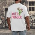 Not a Hugger Sarcastic Introvert Cactus Theme Women Men's Back Print T-Shirt