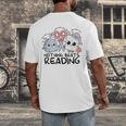 Nothing Beats Reading Rock Paper Scissors Book Lover Teacher Men's Back Print T-Shirt