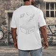 Novelty Universe Books Galaxy Adventure Drawing Women Men Men's Back Print T-Shirt