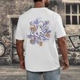 Octopus Book Reader Men's Back Print T-Shirt