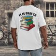 It Is Okay To Be a Grumpy Old Man Book Lover Premium Men's Back Print T-Shirt It Is Okay To Be a Grumpy Old Man Book Lover Premium Men's Back Print T-Shirt