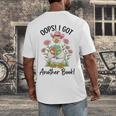 Oops I Got Another Book Cute Goose Librarian Reading Teacher Men's Back Print T-Shirt Oops I Got Another Book Cute Goose Librarian Reading Teacher Men's Back Print T-Shirt