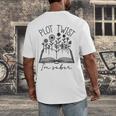 Plot Twist I'm Sober Women's Sobriety Book Reading Literary Men's Back Print T-Shirt