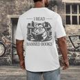 I Read Banned Books Men's Back Print T-Shirt