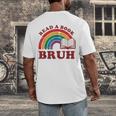 Read A Book Bruh Rainbow Vintage Reading Library Student Men's Back Print T-Shirt Read A Book Bruh Rainbow Vintage Reading Library Student Men's Back Print T-Shirt