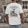 Read Books Be Kind Stay Weird Skeleton Reading Book Lover Men's Back Print T-Shirt Read Books Be Kind Stay Weird Skeleton Reading Book Lover Men's Back Print T-Shirt