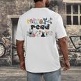 Read Children's Books Teacher Men's Back Print T-Shirt