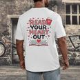 Read Your Heart Out Love Book Valentine Teacher Bookworm Men's Back Print T-Shirt Read Your Heart Out Love Book Valentine Teacher Bookworm Men's Back Print T-Shirt