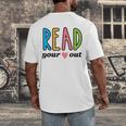 Read Your Heart Read Reading Librarian Book Across America Men's Back Print T-Shirt Read Your Heart Read Reading Librarian Book Across America Men's Back Print T-Shirt