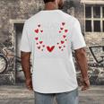 Read Your Heart Out Valentine Book Lover Reading Teacher Men's Back Print T-Shirt