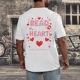 Read Your Heart Out Valentine Reading Book Lover Teacher Premium Tri-Blend Men's Back Print T-Shirt Read Your Heart Out Valentine Reading Book Lover Teacher Premium Tri-Blend Men's Back Print T-Shirt