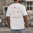 Read Your Heart Out Valentines Day Book And Reading Lovers Men's Back Print T-Shirt Read Your Heart Out Valentines Day Book And Reading Lovers Men's Back Print T-Shirt