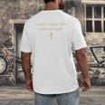 A Reader Without Their Book Is Tragedy Book Reading Men's Back Print T-Shirt