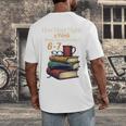 Reading 6 7 Nights Meme English Teacher Bookworm Books Men's Back Print T-Shirt