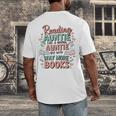 Reading Auntie Book Lover For Bookworm Aunt Men's Back Print T-Shirt Reading Auntie Book Lover For Bookworm Aunt Men's Back Print T-Shirt
