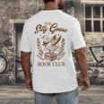 Reading Book Lover Bookish Librarian Silly Goose Book Club Men's Back Print T-Shirt