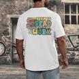Reading Born To Read Forced To Work Bookish Book Lover Men's Back Print T-Shirt