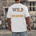 Reading Lover Apparel Wild About Reading Reading Books Men's Back Print T-Shirt Reading Lover Apparel Wild About Reading Reading Books Men's Back Print T-Shirt