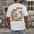Reading Shirt There Is No Such Thing As Too Many Books Men's Back Print T-Shirt