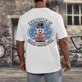 Reading Is Snow Much Fun Snowflake Book Lovers Winter Theme Premium Tri-Blend Men's Back Print T-Shirt