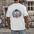 Reading Is Snow Much Fun Snowflake Top Hat Book Fan Winter Men's Back Print T-Shirt Reading Is Snow Much Fun Snowflake Top Hat Book Fan Winter Men's Back Print T-Shirt