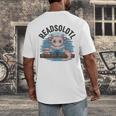 Readsolotl Book Lover Reading Axolotl Kids Reader Men's Back Print T-Shirt