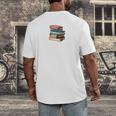 Retro Sometimes I Think I Read Too Much For Book Lover Men's Back Print T-Shirt