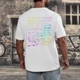 Return To Library Card Book Due Date Bookish Rainbow Reading Men's Back Print T-Shirt Return To Library Card Book Due Date Bookish Rainbow Reading Men's Back Print T-Shirt