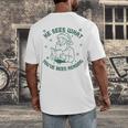 He Sees What You'Ve Been Reading Christmas Bookish Santa Premium Tri-Blend Men's Back Print T-Shirt