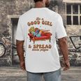 Smut Reader Be A Good Girl & Spread Those Pages Spicy Book Men's Back Print T-Shirt Smut Reader Be A Good Girl & Spread Those Pages Spicy Book Men's Back Print T-Shirt