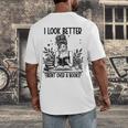 Smutty Spicy Book Smut Reader I Look Better Bent Over A Book Men's Back Print T-Shirt
