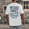 Spicy Romance Book Reader Fan Weird Smut Social Club Men's Back Print T-Shirt Spicy Romance Book Reader Fan Weird Smut Social Club Men's Back Print T-Shirt