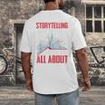 Storytelling Is What Life Is All About Book Men's Back Print T-Shirt