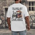 Teacher Bookworm Book Lover Panda Reading Book Librarian Tee Men's Back Print T-Shirt