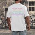 Tell Me A Time In History When It Was Good Guys Banning Book Men's Back Print T-Shirt