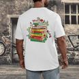 History Month Black History Shirts Book Lover Teacher Men's Back Print T-Shirt