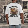 History Month Teacher Reading Book Lover Floral Stack Premium Tri-Blend Men's Back Print T-Shirt History Month Teacher Reading Book Lover Floral Stack Premium Tri-Blend Men's Back Print T-Shirt