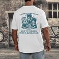 I Tried To Form A Gang Book Club Quote For Women Men's Back Print T-Shirt I Tried To Form A Gang Book Club Quote For Women Men's Back Print T-Shirt