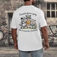 I Tried To Form A Gang But It Turned Into A Book-Club Reader Men's Back Print T-Shirt