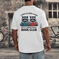 I Tried To Form Gang But It Turned Into A Book Club Reading Men's Back Print T-Shirt
