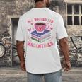 Valentines All Booked For Valentines Book Lovers Teacher Kid Premium Men's Back Print T-Shirt